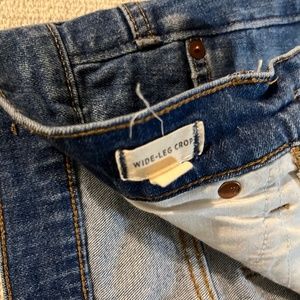 Wide Leg Cropped Jeans